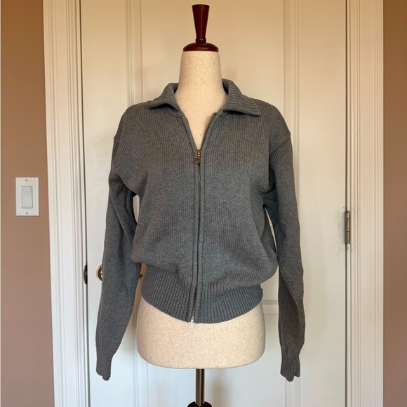 Exclusively For You Jackets & Blazers - Elegant Gray Women's Bomber Jacket